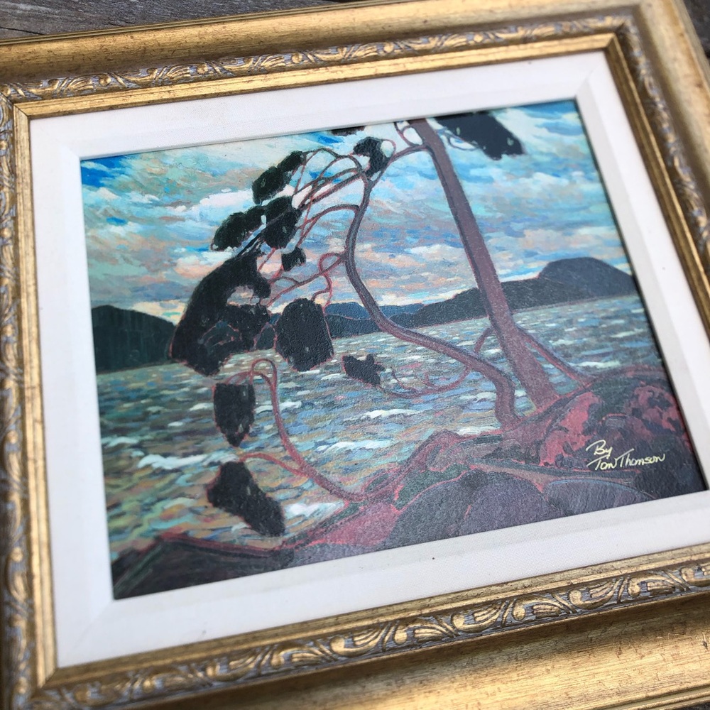 Framed Tom Thompson Group of Seven Artwork - Picture 2 of 8